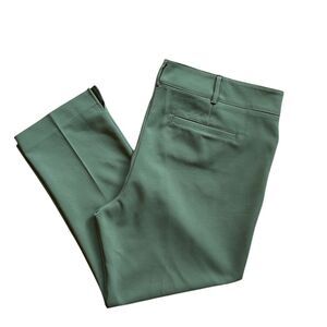 NWT New York& Company Women's Size 16 Green Wide-Leg Stretch Dress Pants